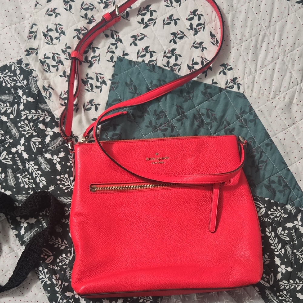 Kate Spade Vibrant Red Crossbody Bag